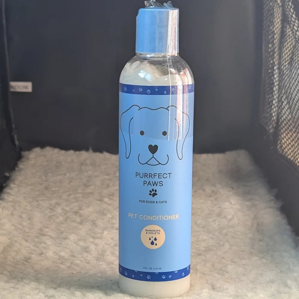 NWT Purrfect Paws Pet Conditioner 8 fl oz
